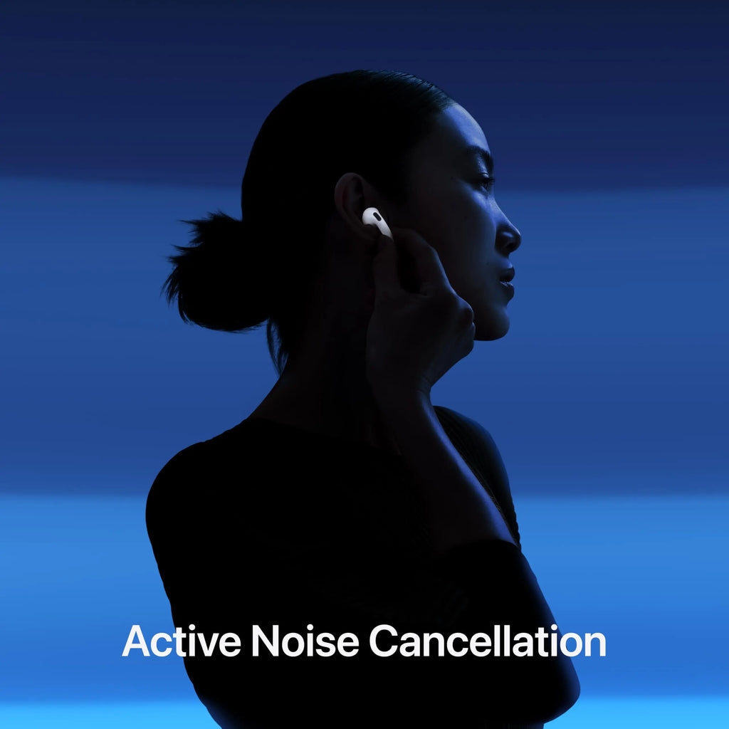 Apple AirPods 4 Wireless Earbuds, Bluetooth Headphones, with Active Noise Cancellation, Adaptive, Transparency Mode, Personalized Spatial Audio, USB-C Charging Case, Wireless Charging, H2 Chip Voltique