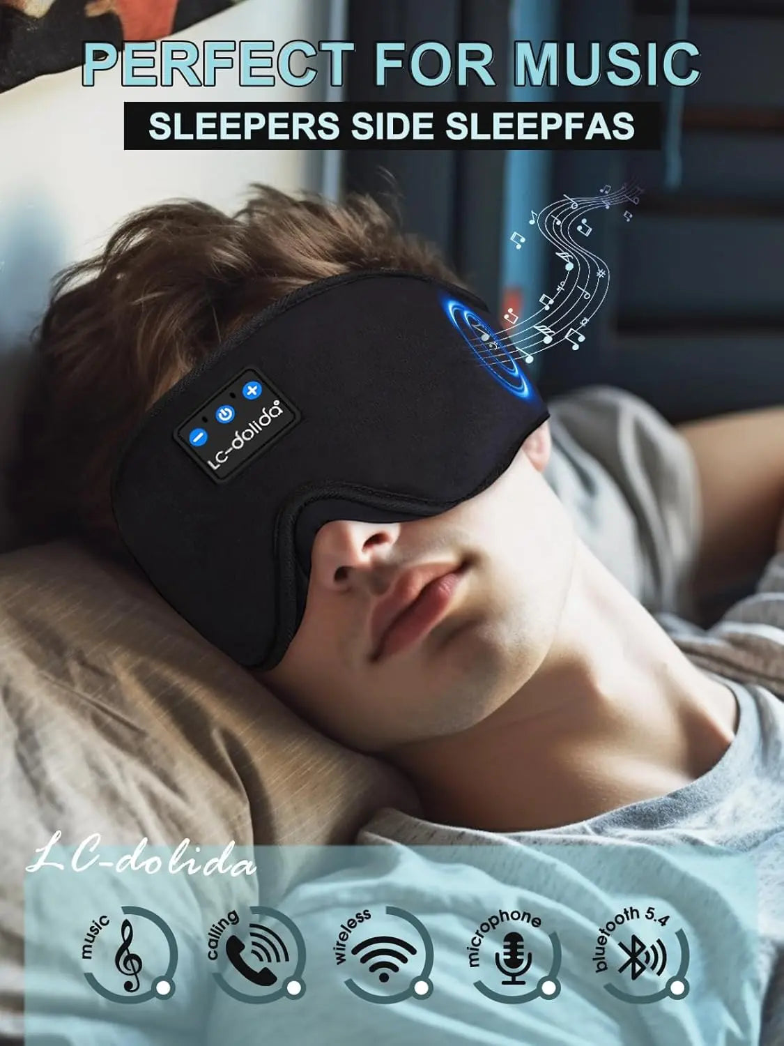 Dreamy Bluetooth Sleep Mask amazon