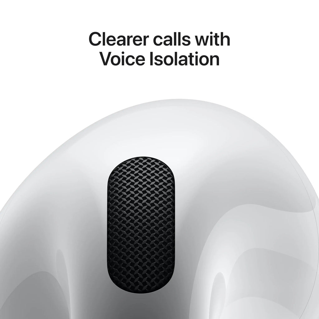 Apple AirPods 4 Wireless Earbuds, Bluetooth Headphones, with Active Noise Cancellation, Adaptive, Transparency Mode, Personalized Spatial Audio, USB-C Charging Case, Wireless Charging, H2 Chip Voltique