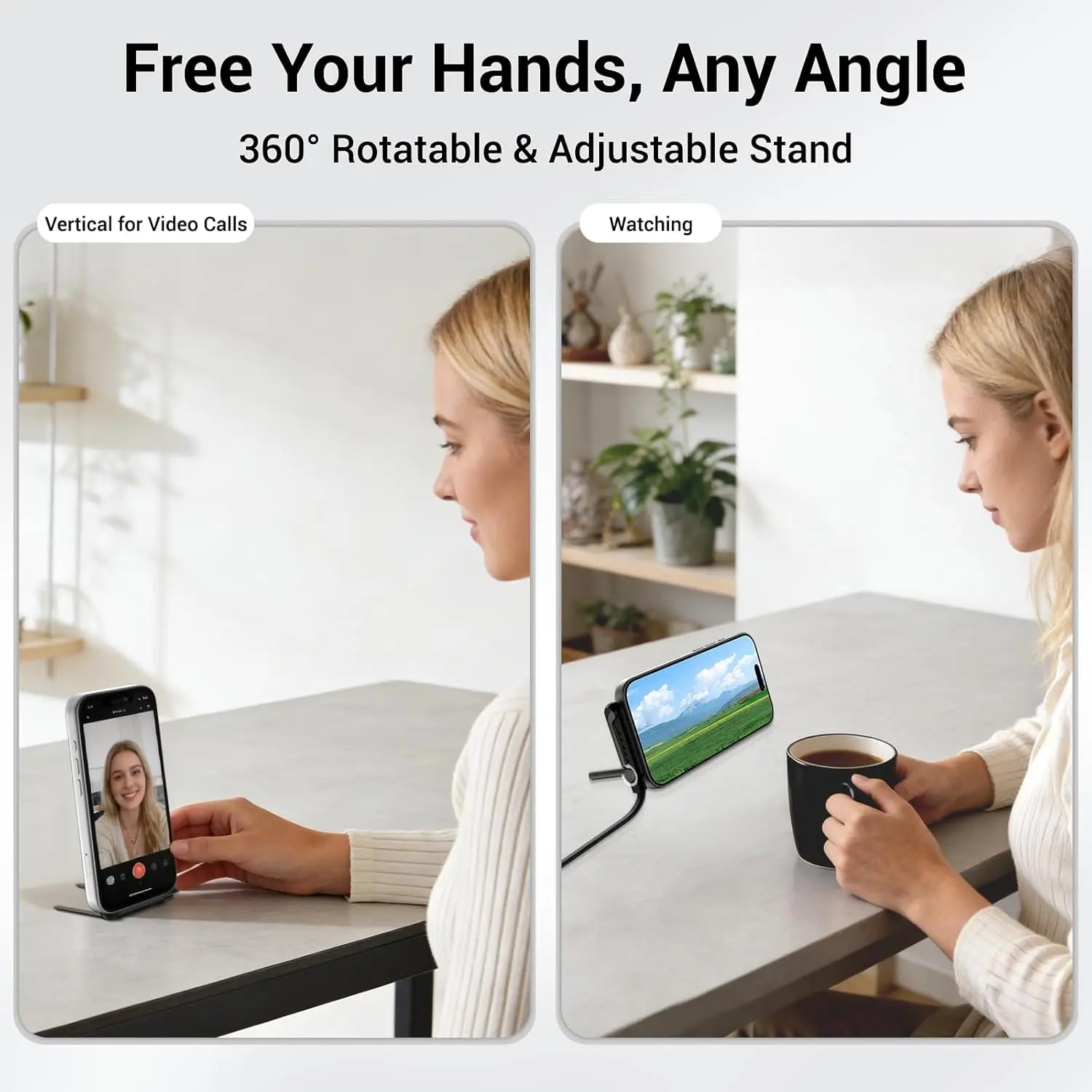 Invisible Charger with Phone Holder amazon