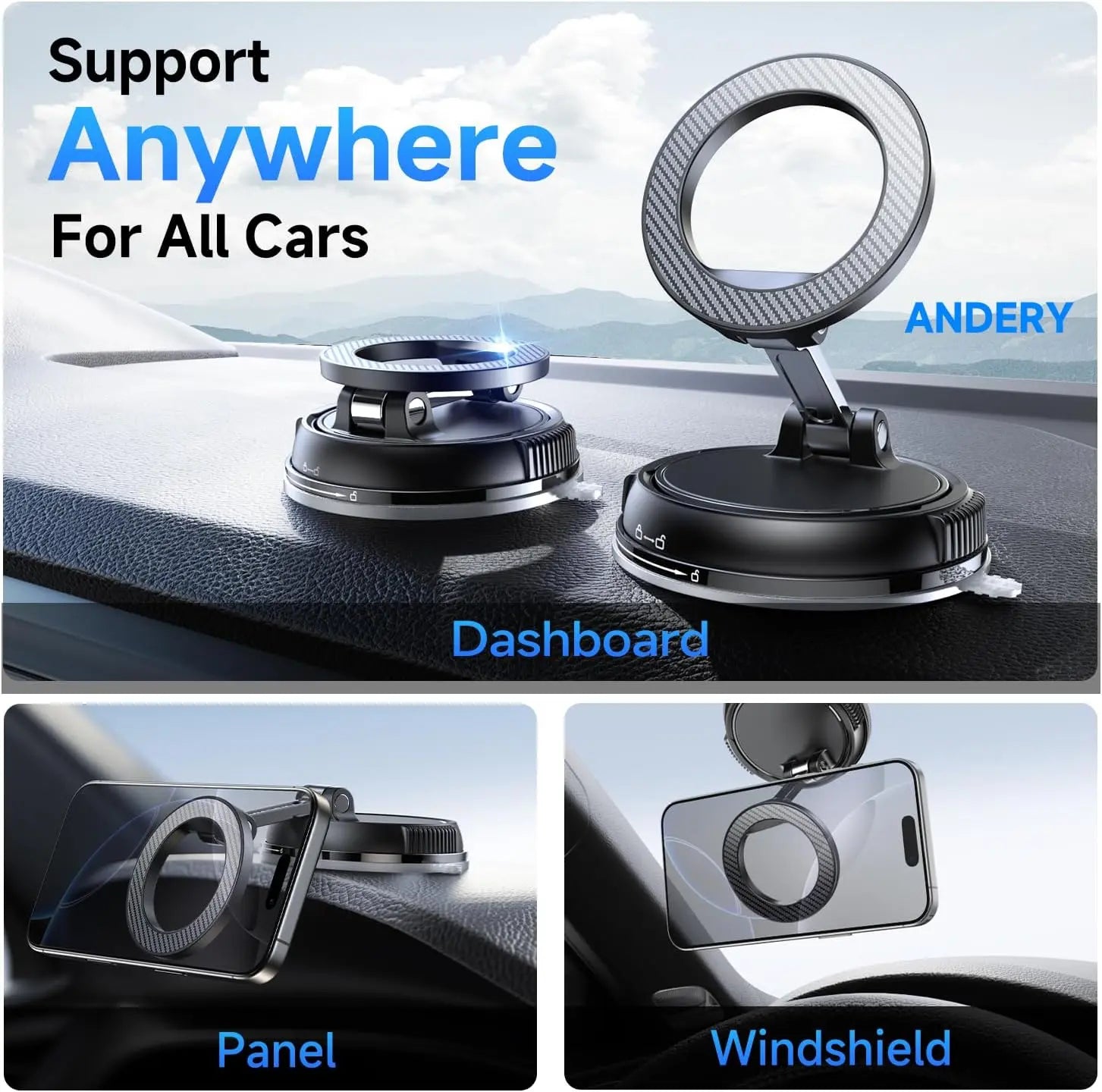 Magnetic Car Phone Holder amazon