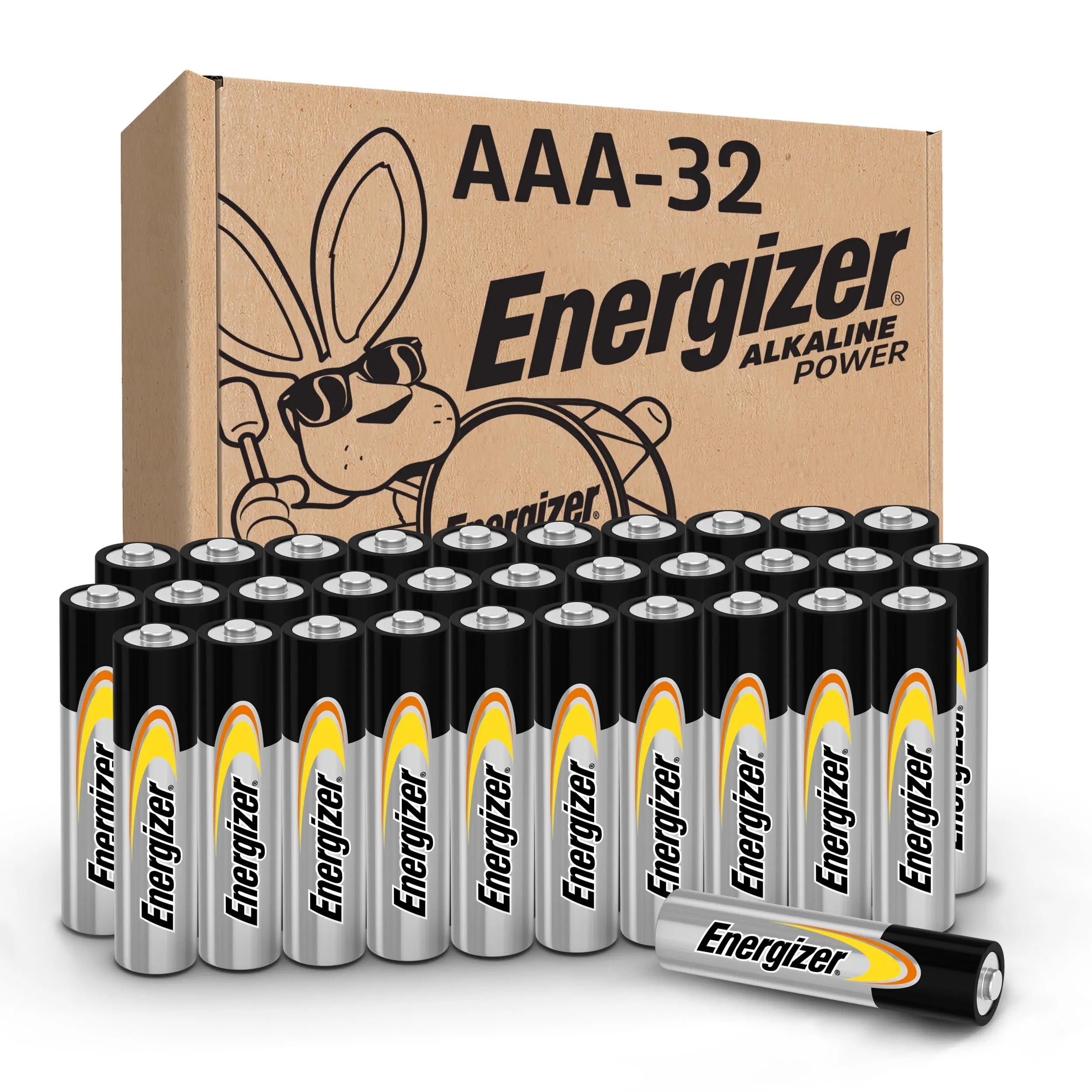 Energizer Alkaline Power AAA Batteries, 32 Count, Long-Lasting Triple A Batteries, Suitable for Everyday Electronics and Emergency Gear Voltique