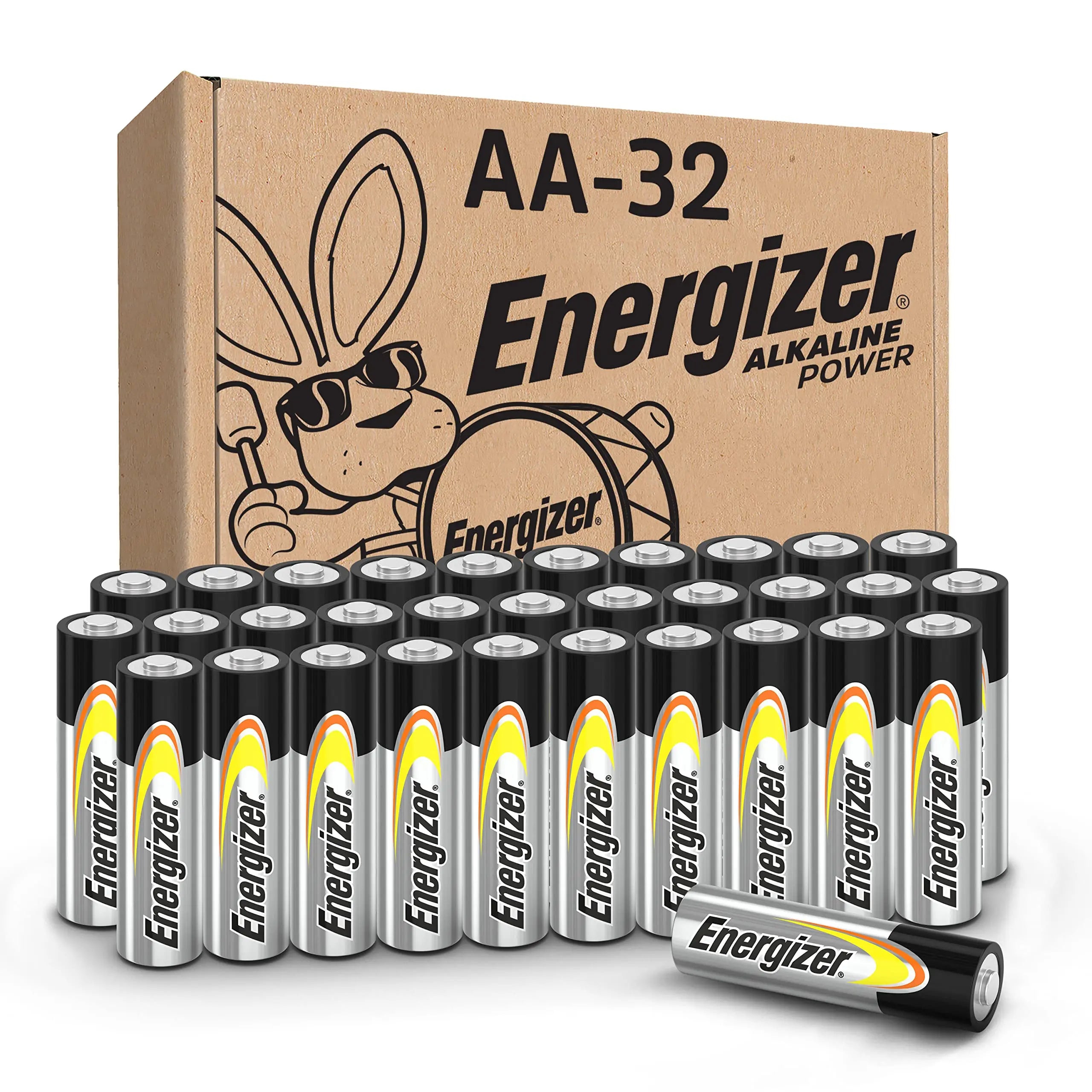 Energizer Alkaline Power AAA Batteries, 32 Count, Long-Lasting Triple A Batteries, Suitable for Everyday Electronics and Emergency Gear Voltique
